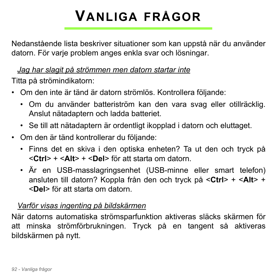 Vanliga frågor, Anliga, Frågor | Acer Aspire V5-551G User Manual | Page 1186 / 3584