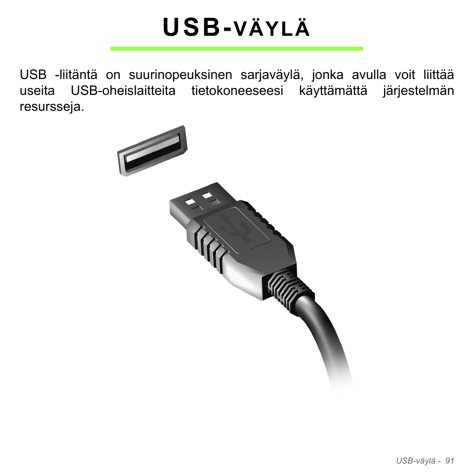 Usb-väylä, Väylä | Acer Aspire V5-551G User Manual | Page 1299 / 3584