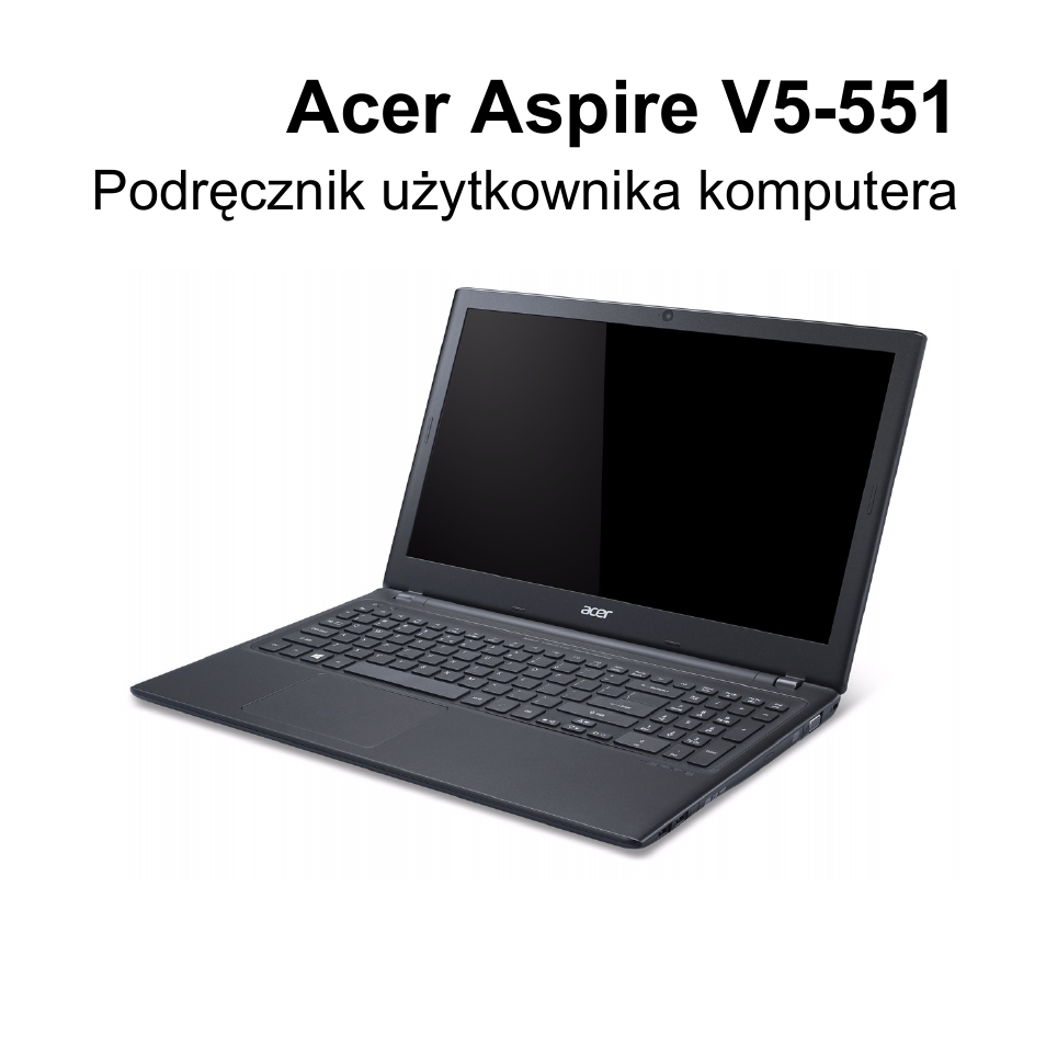 Polski, Acer aspire v5-551 | Acer Aspire V5-551G User Manual | Page 1461 / 3584