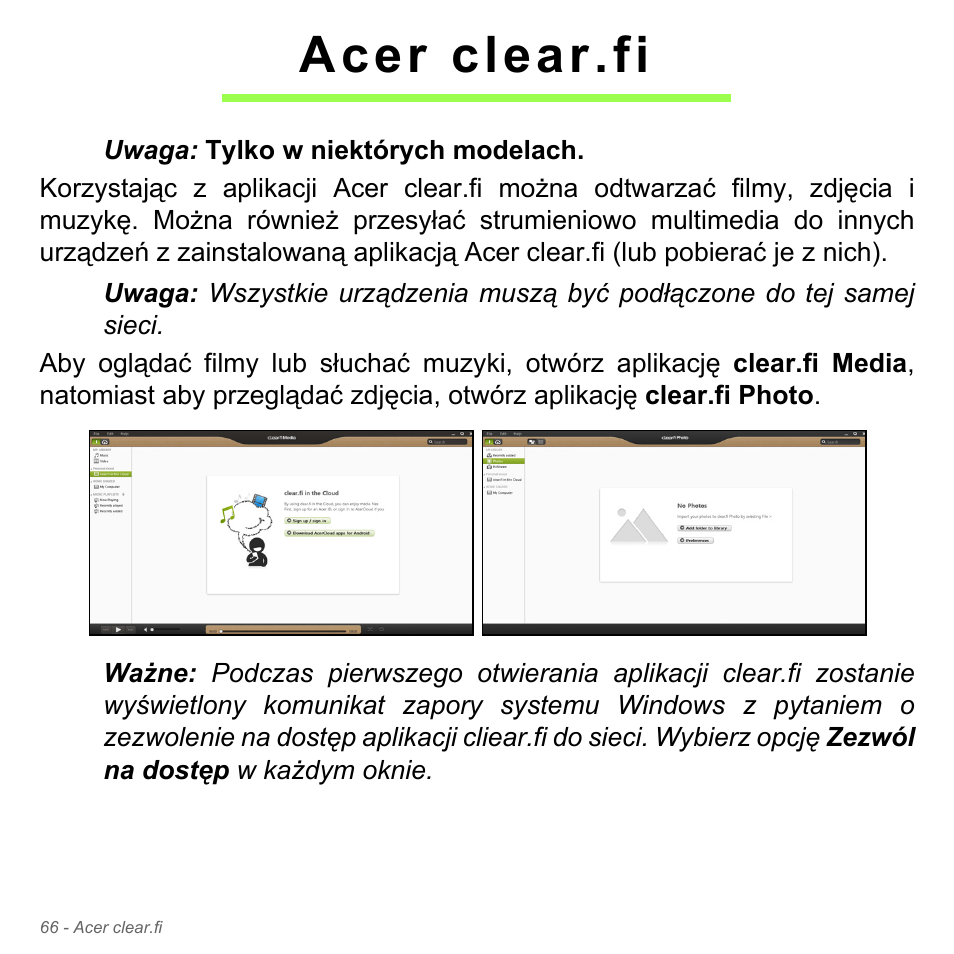 Acer clear.fi | Acer Aspire V5-551G User Manual | Page 1526 / 3584