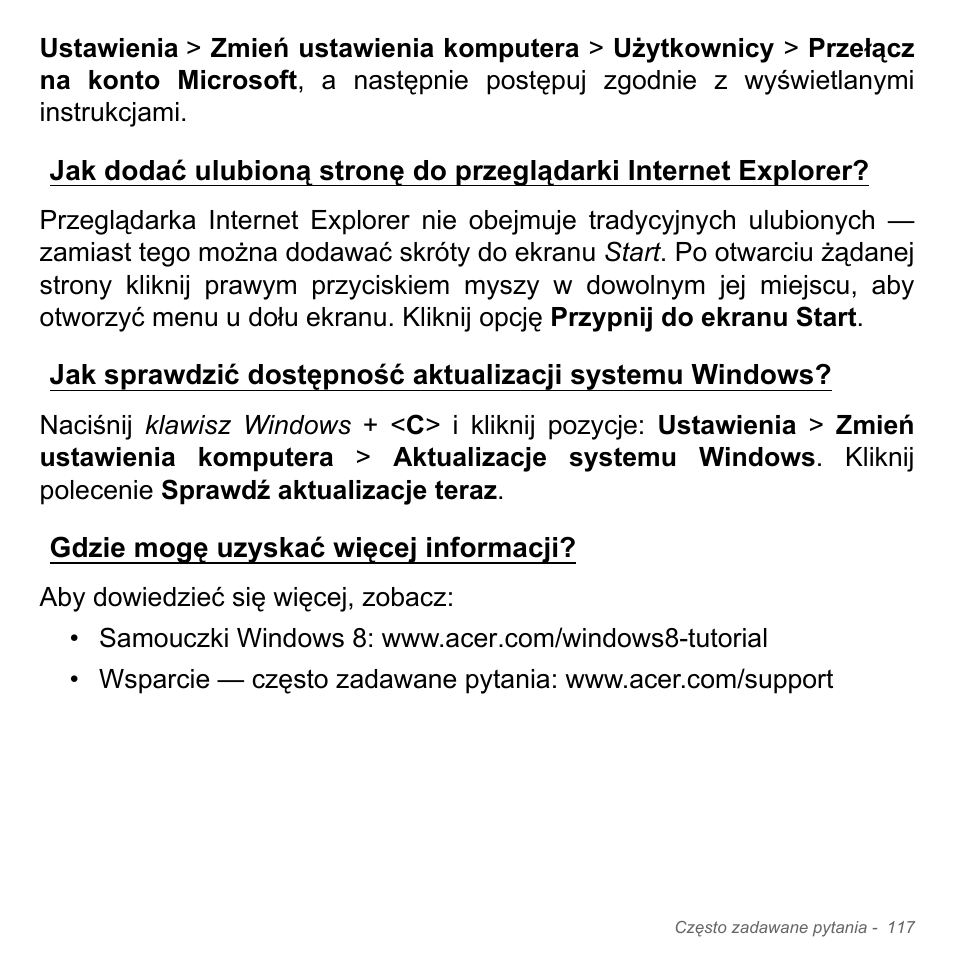 Gdzie mogę uzyskać więcej informacji, Informacji | Acer Aspire V5-551G User Manual | Page 1577 / 3584