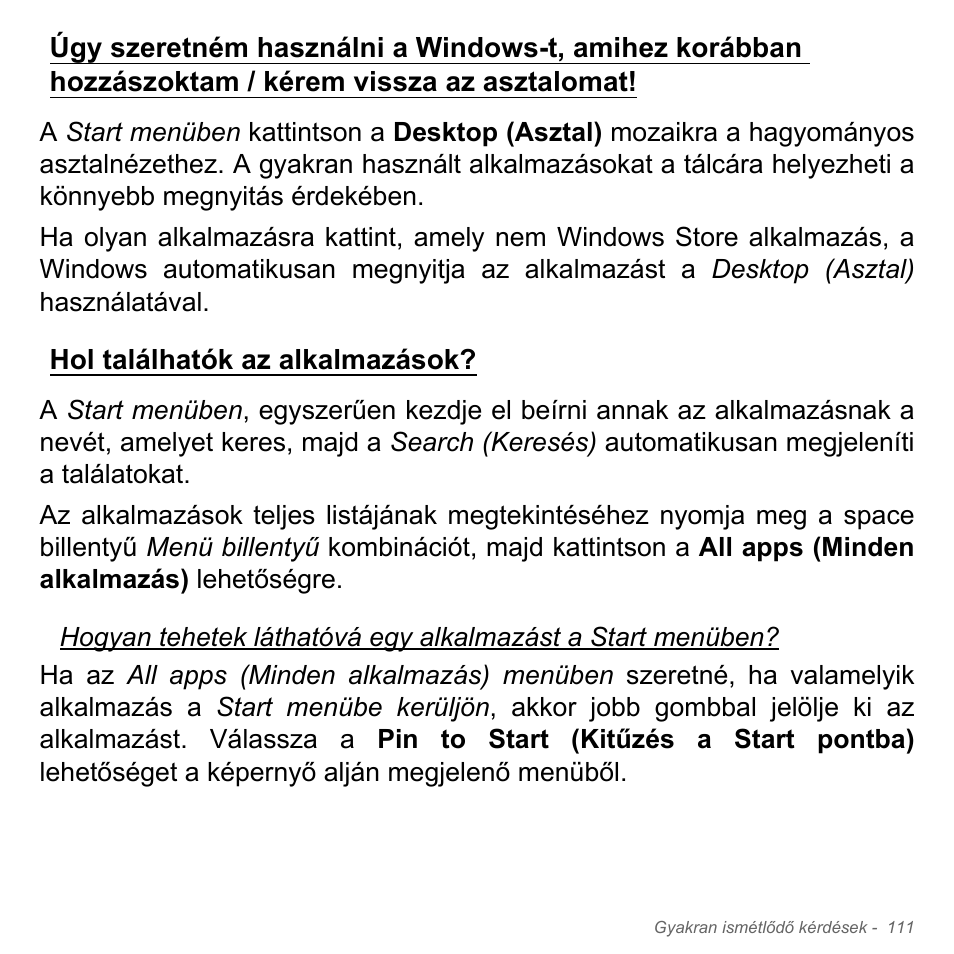Hol találhatók az alkalmazások | Acer Aspire V5-551G User Manual | Page 1699 / 3584