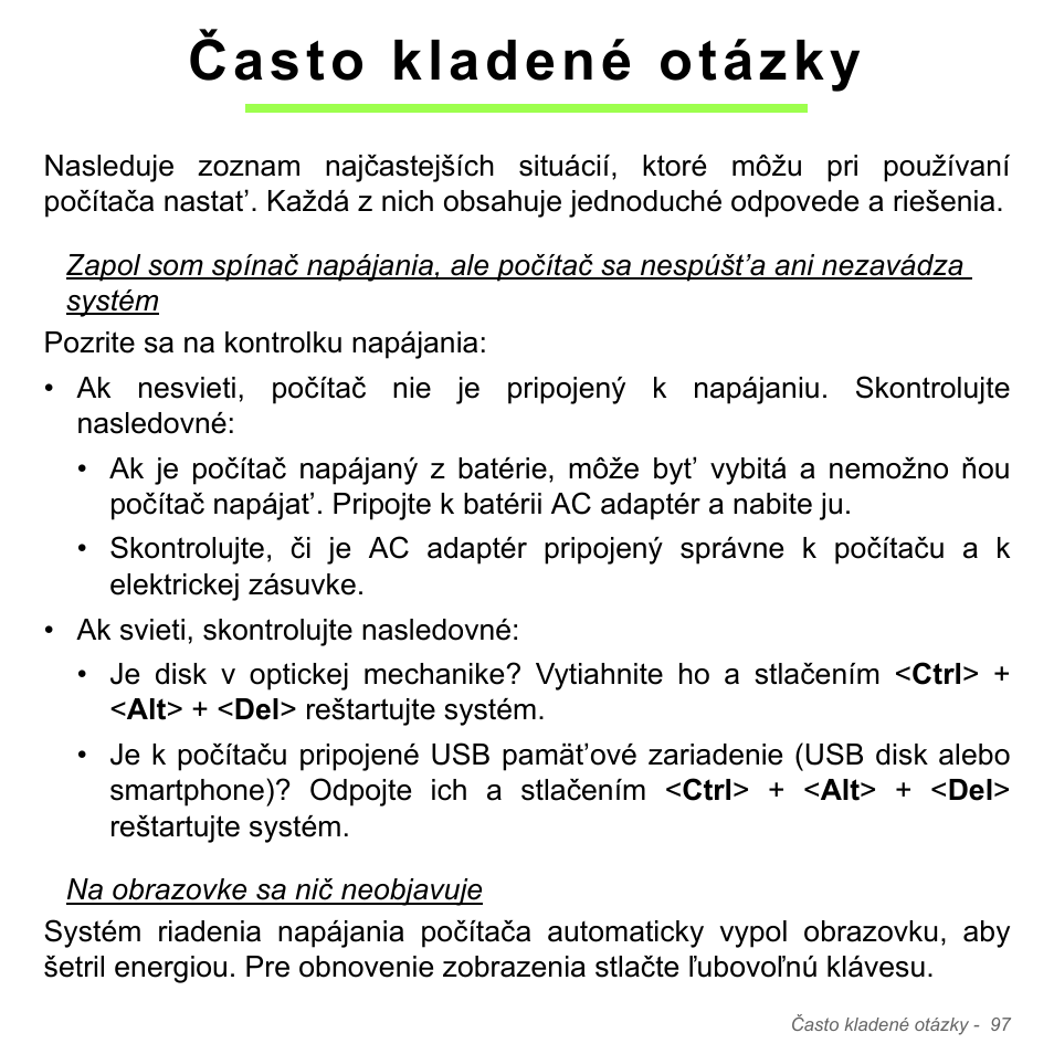 Často kladené otázky | Acer Aspire V5-551G User Manual | Page 1925 / 3584