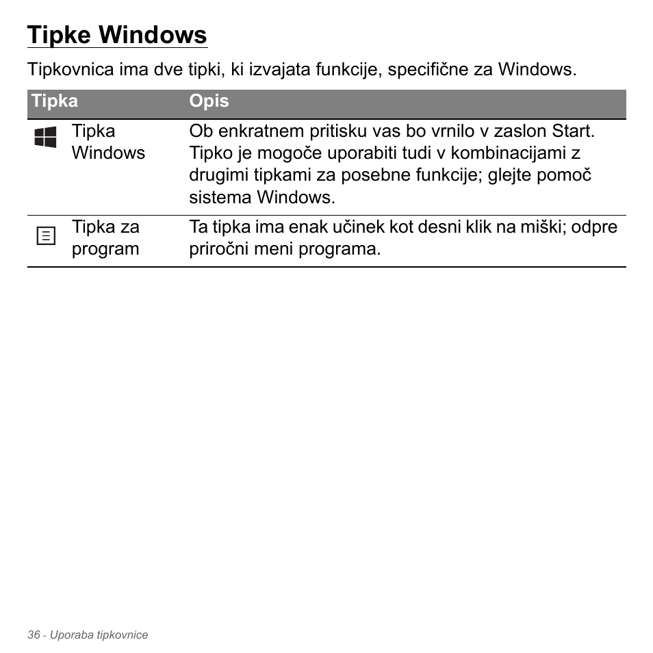 Tipke windows | Acer Aspire V5-551G User Manual | Page 1984 / 3584