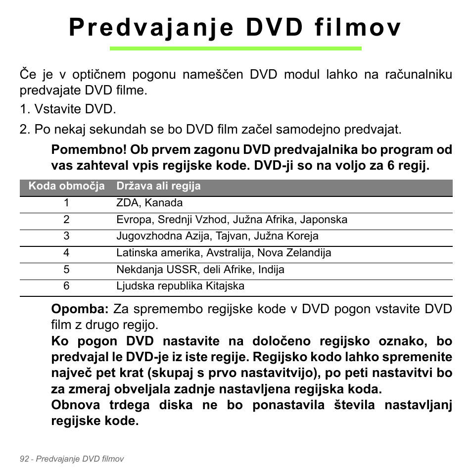 Predvajanje dvd filmov | Acer Aspire V5-551G User Manual | Page 2040 / 3584