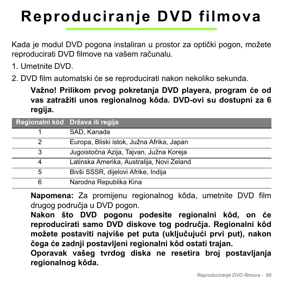 Reproduciranje dvd filmova | Acer Aspire V5-551G User Manual | Page 2159 / 3584