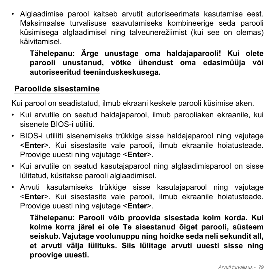 Paroolide sisestamine | Acer Aspire V5-551G User Manual | Page 2517 / 3584