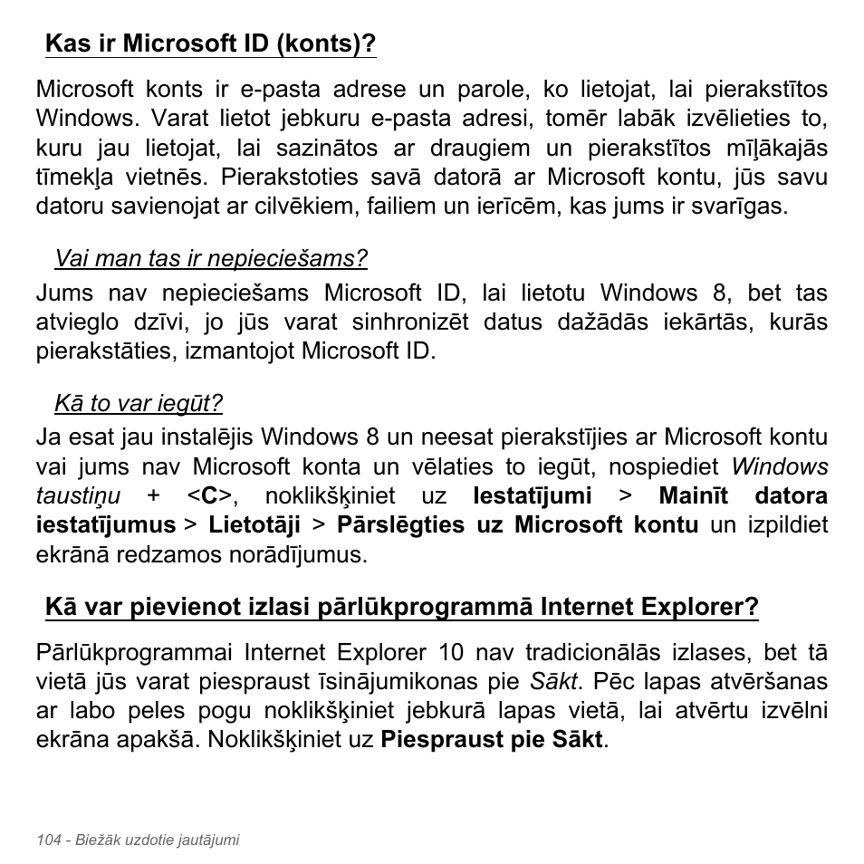 Kas ir microsoft id (konts) | Acer Aspire V5-551G User Manual | Page 2656 / 3584