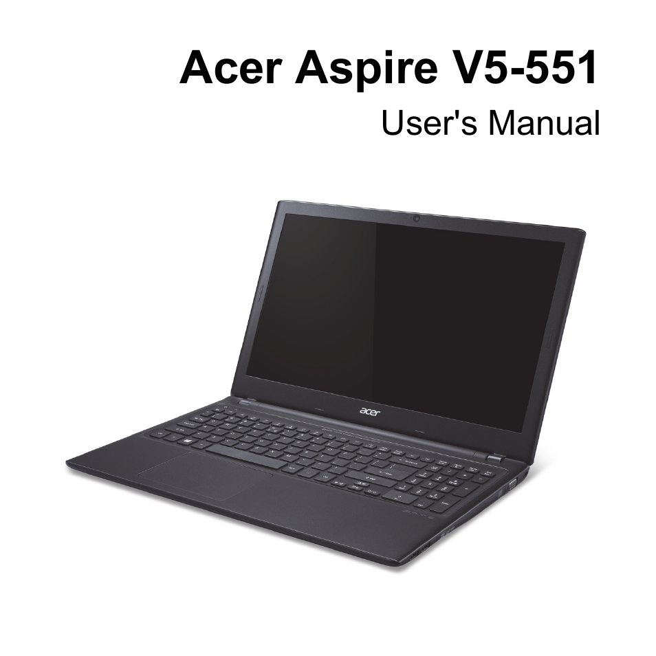 English, Acer aspire v5-551 | Acer Aspire V5-551G User Manual | Page 3 / 3584