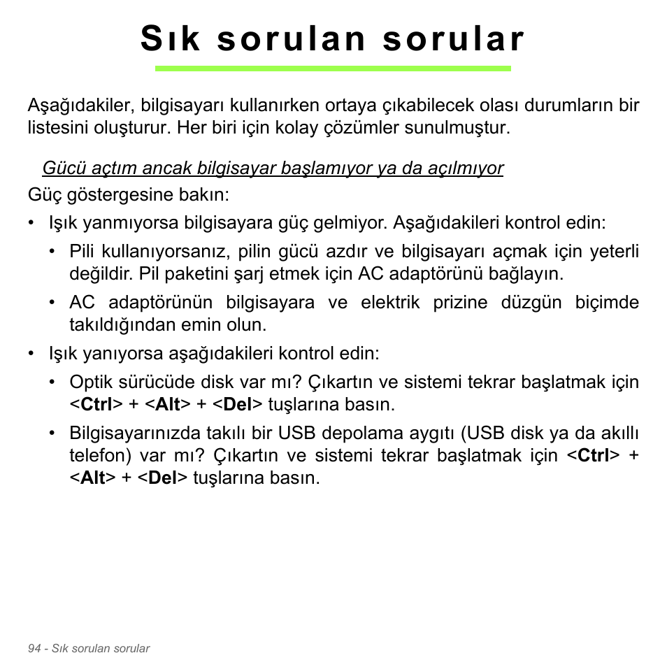 Sık sorulan sorular | Acer Aspire V5-551G User Manual | Page 3014 / 3584