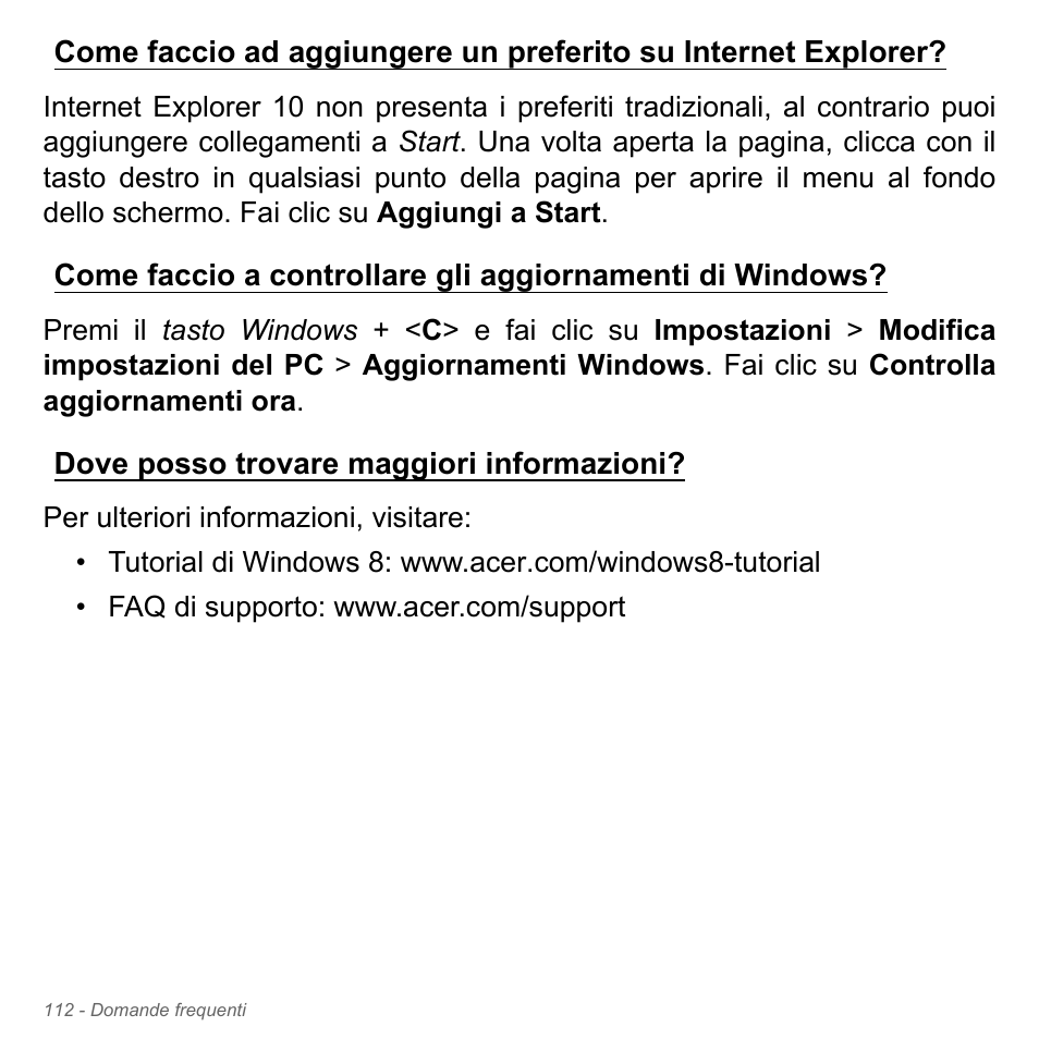 Dove posso trovare maggiori informazioni | Acer Aspire V5-551G User Manual | Page 482 / 3584