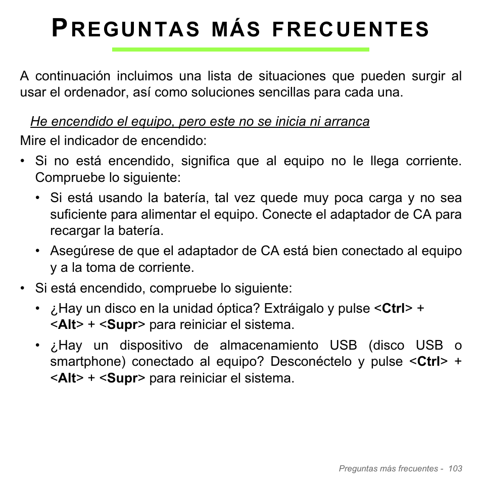 Preguntas más frecuentes, Reguntas, Frecuentes | Acer Aspire V5-551G User Manual | Page 595 / 3584