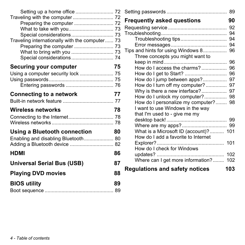 Acer Aspire V5-551G User Manual | Page 6 / 3584