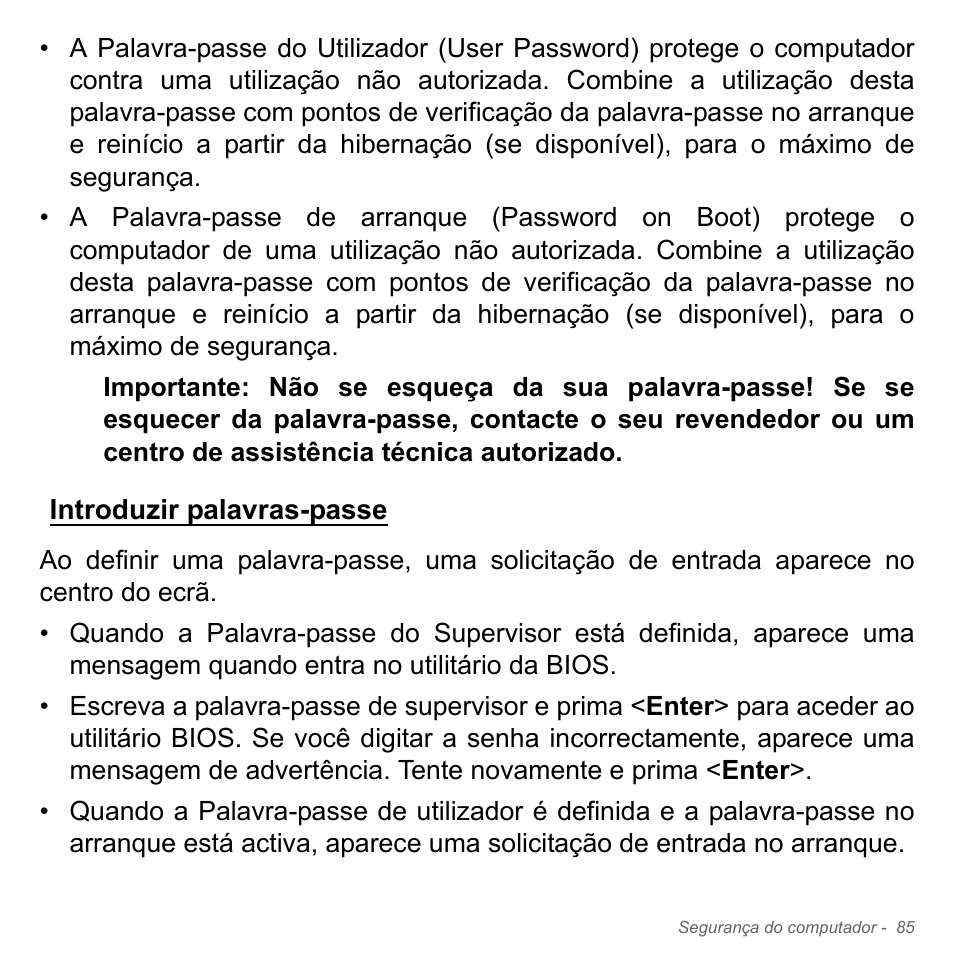 Introduzir palavras-passe | Acer Aspire V5-551G User Manual | Page 703 / 3584