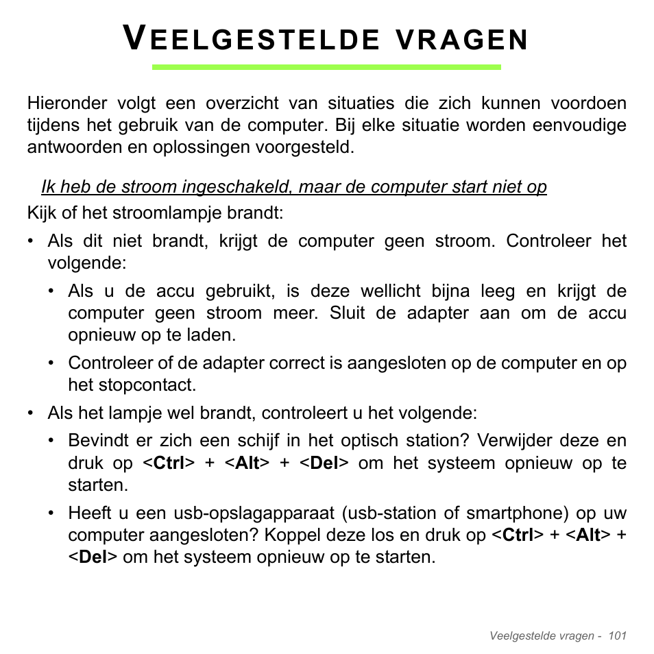 Veelgestelde vragen, Eelgestelde, Vragen | Acer Aspire V5-551G User Manual | Page 843 / 3584