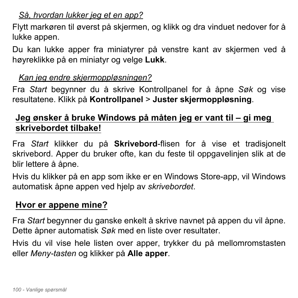 Hvor er appene mine | Acer Aspire V5-551G User Manual | Page 966 / 3584