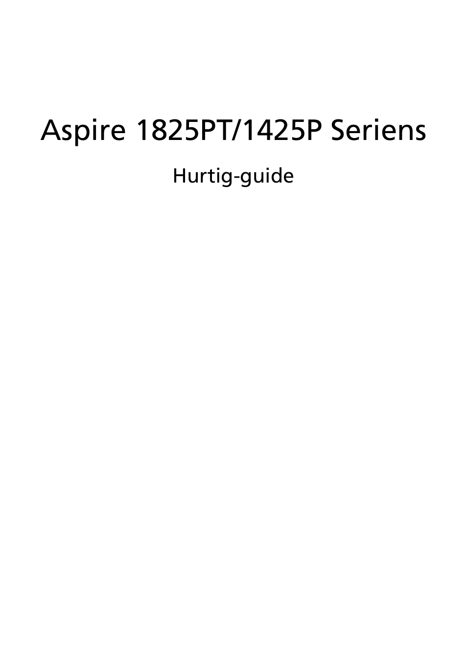 Dansk | Acer Aspire 1425P User Manual | Page 101 / 378