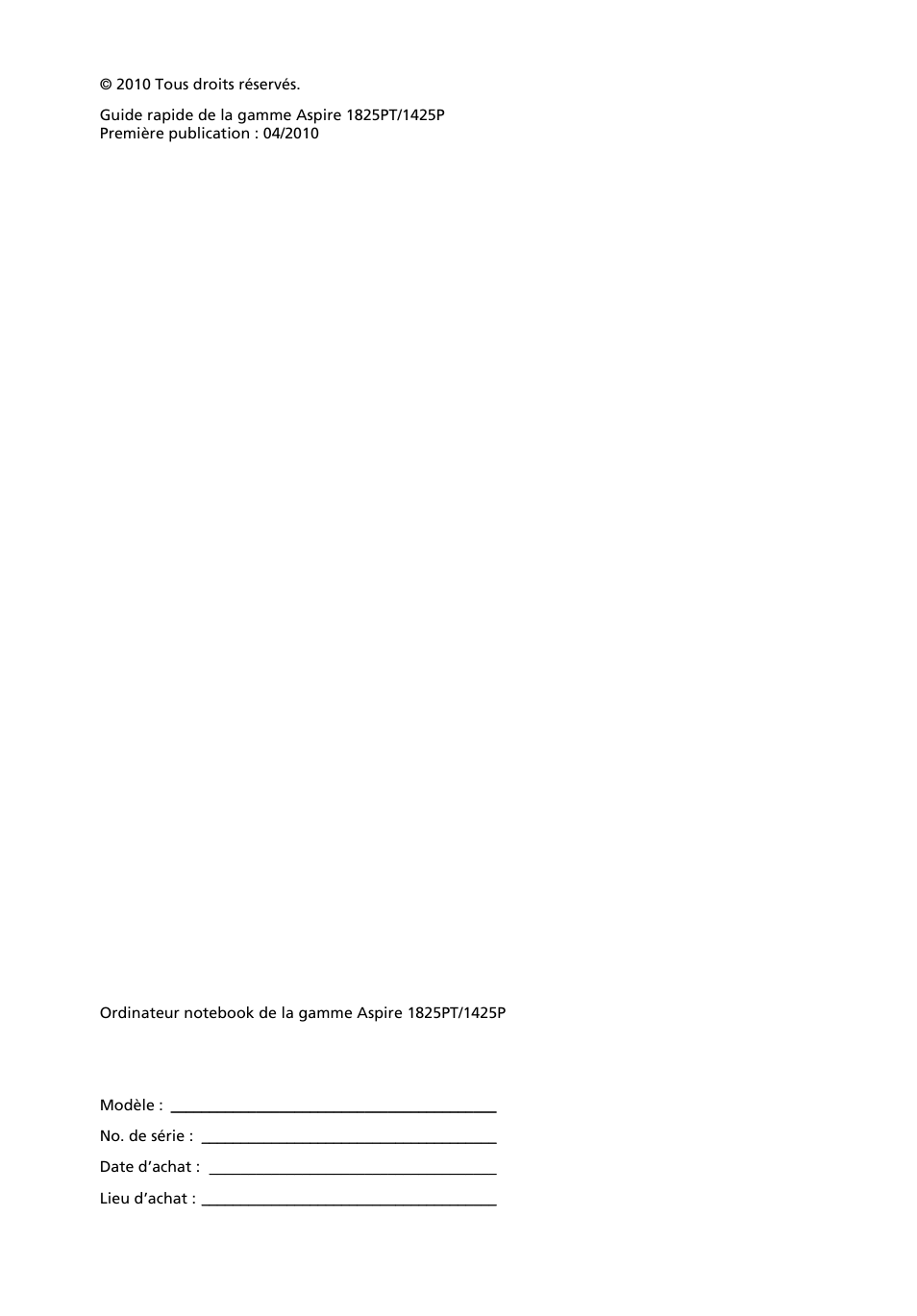 Acer Aspire 1425P User Manual | Page 16 / 378