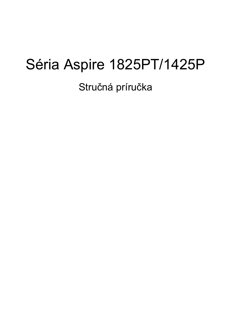 Slovenčina | Acer Aspire 1425P User Manual | Page 187 / 378