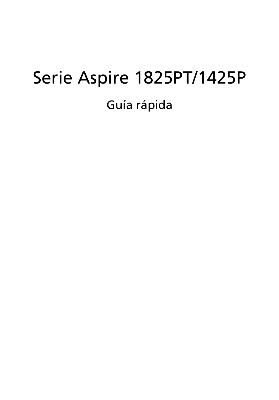Español | Acer Aspire 1425P User Manual | Page 51 / 378