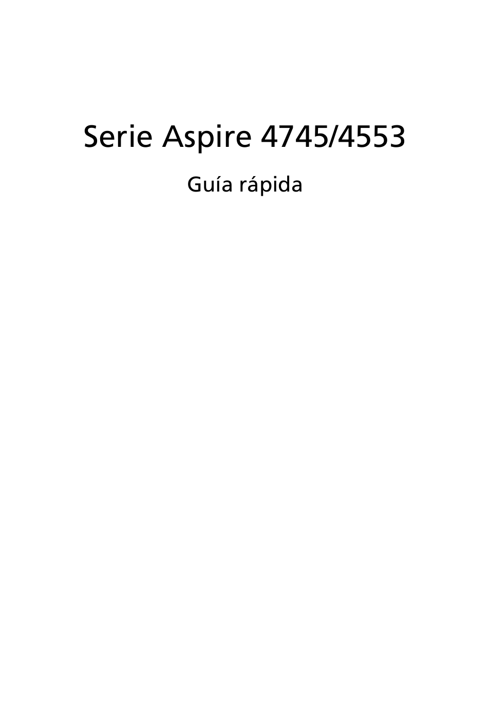 Español | Acer Aspire 4553G User Manual | Page 47 / 332