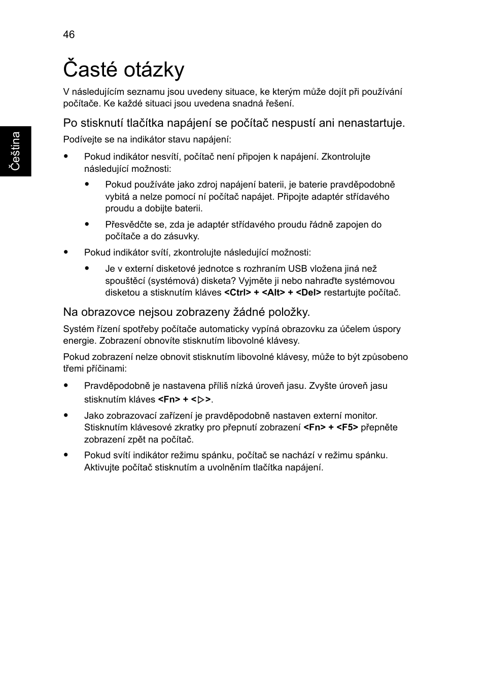 Časté otázky | Acer Aspire 5733Z User Manual | Page 1134 / 2348