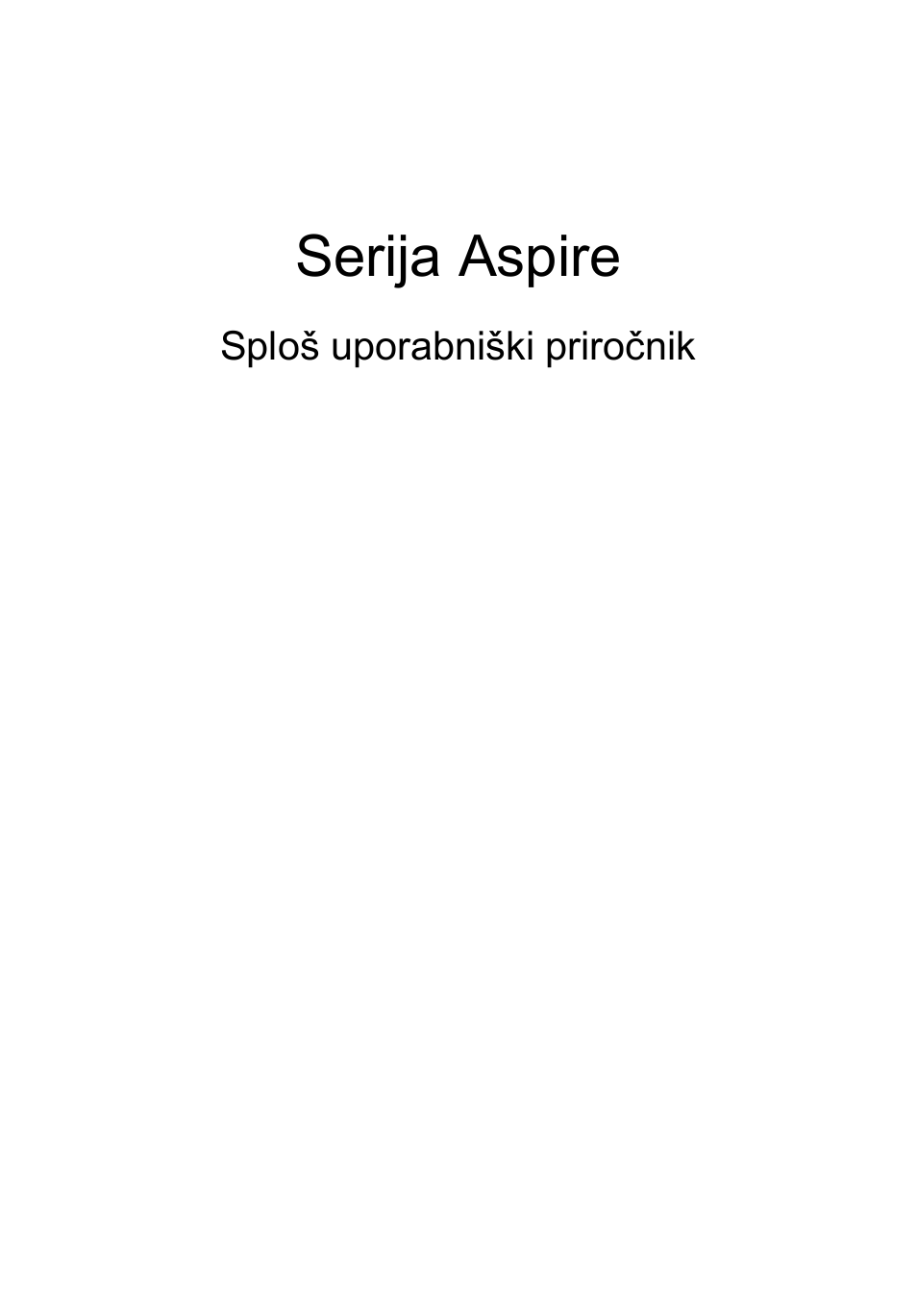 Slovenski, Serija aspire | Acer Aspire 5733Z User Manual | Page 1217 / 2348