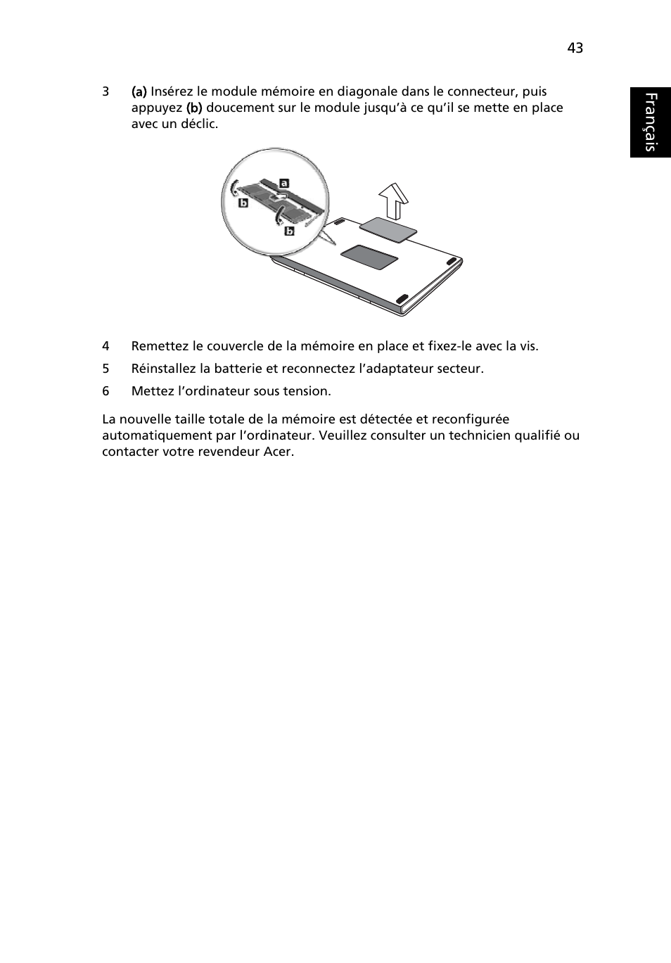 Français | Acer Aspire 5733Z User Manual | Page 141 / 2348