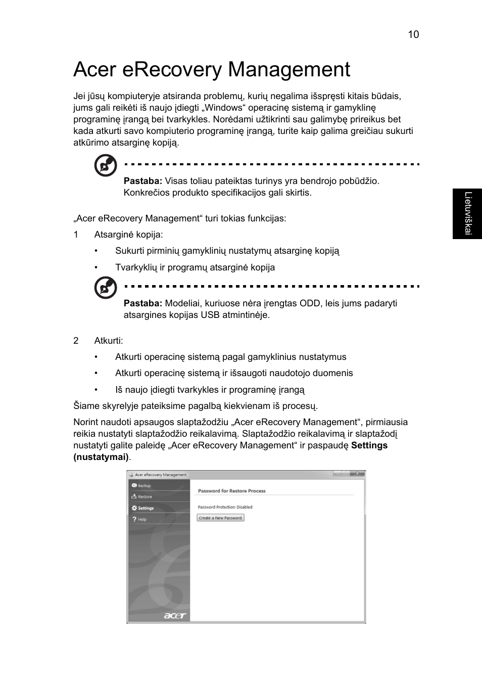 Acer erecovery management | Acer Aspire 5733Z User Manual | Page 1699 / 2348