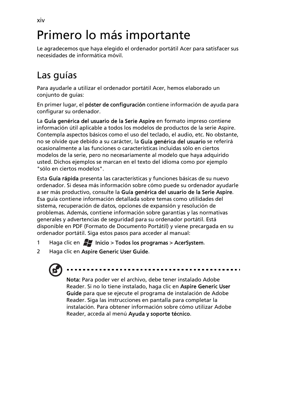 Primero lo más importante, Las guías | Acer Aspire 5733Z User Manual | Page 328 / 2348