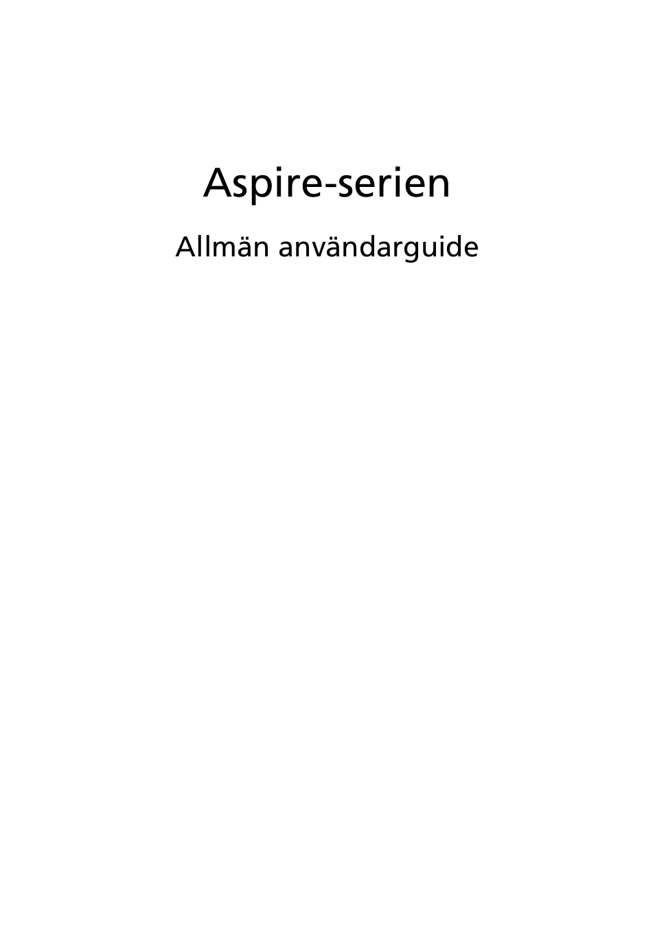 Svenska, Aspire-serien | Acer Aspire 5733Z User Manual | Page 689 / 2348