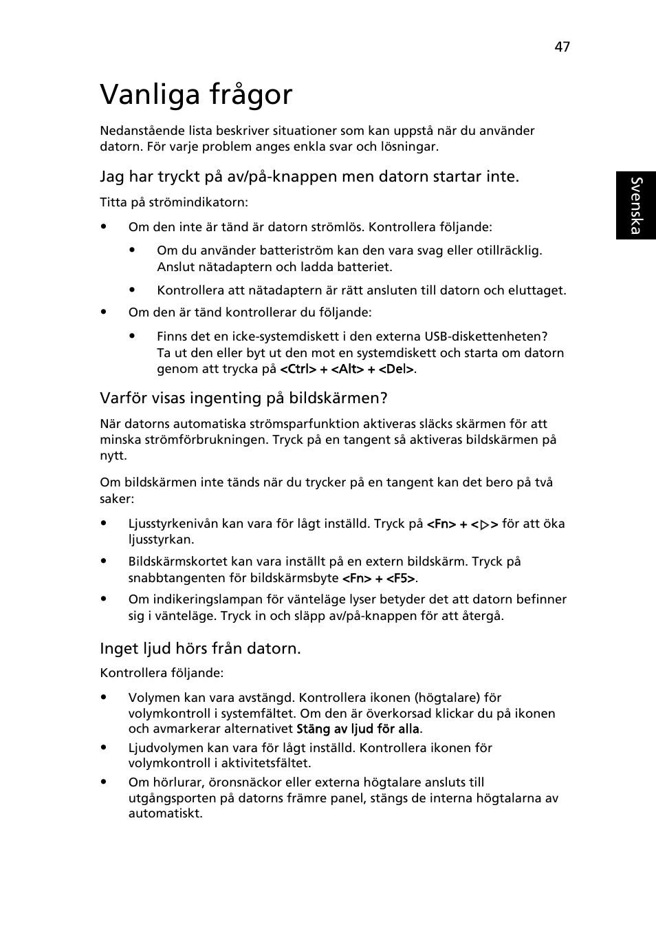 Vanliga frågor | Acer Aspire 5733Z User Manual | Page 755 / 2348