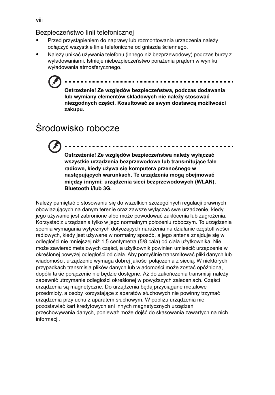 Środowisko robocze | Acer Aspire 5733Z User Manual | Page 924 / 2348
