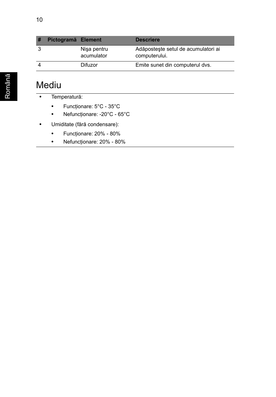 Mediu | Acer AO722 User Manual | Page 192 / 294
