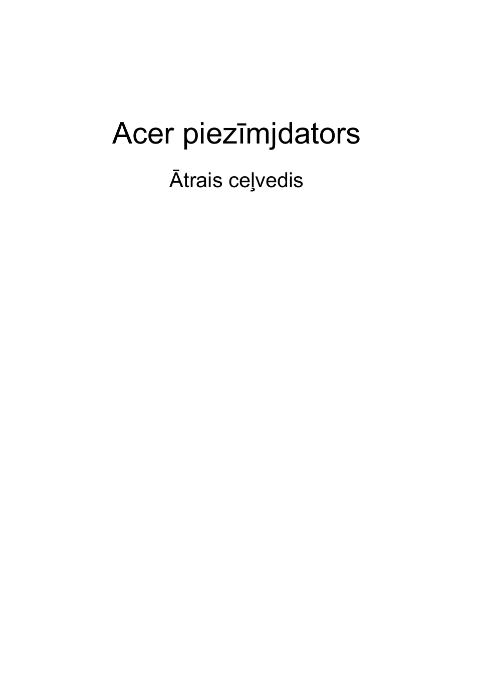 Latviski, Acer piezīmjdators | Acer Aspire 5734Z User Manual | Page 215 / 314