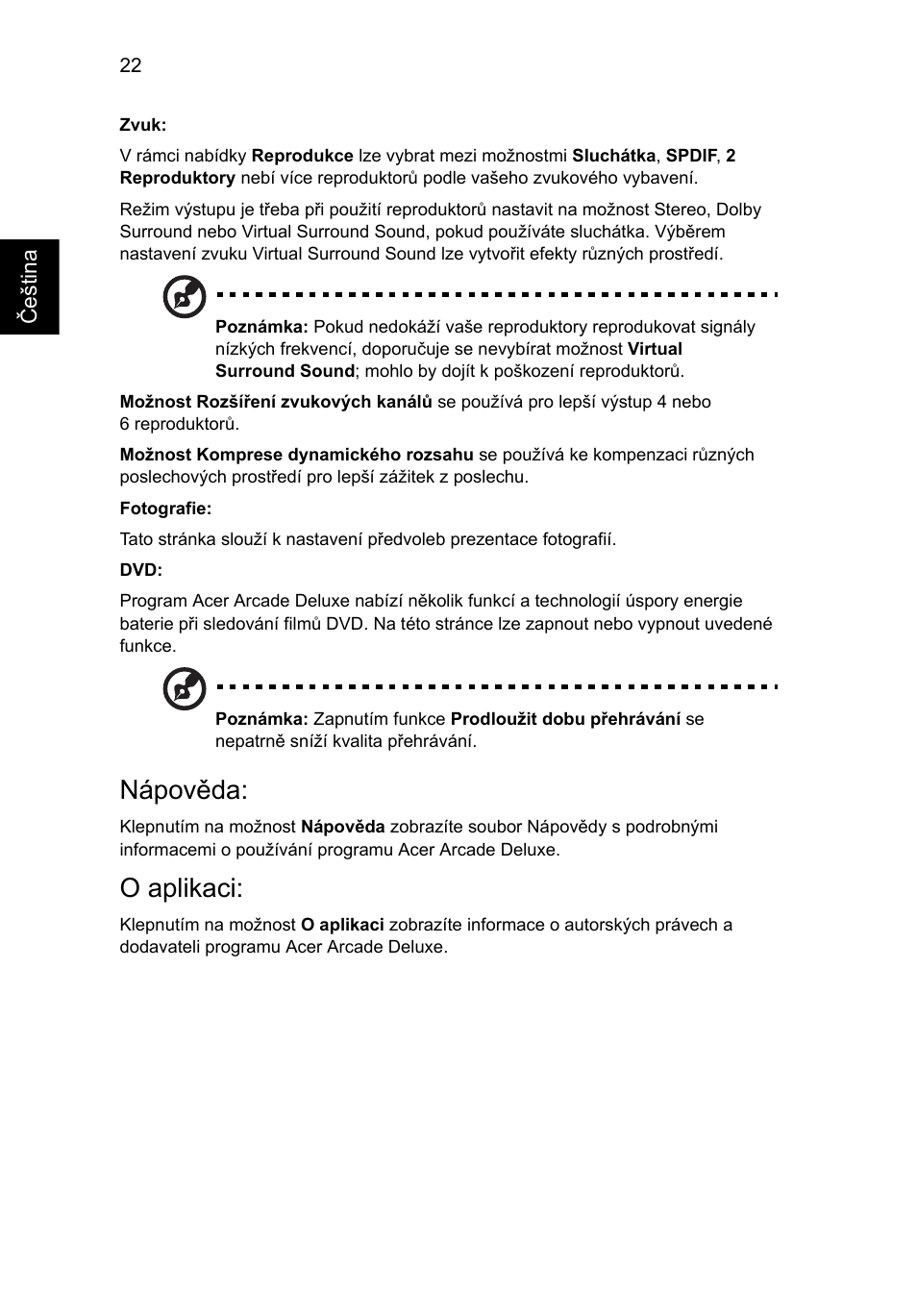 Nápověda, O aplikaci | Acer Aspire 5741ZG User Manual | Page 1116 / 2345