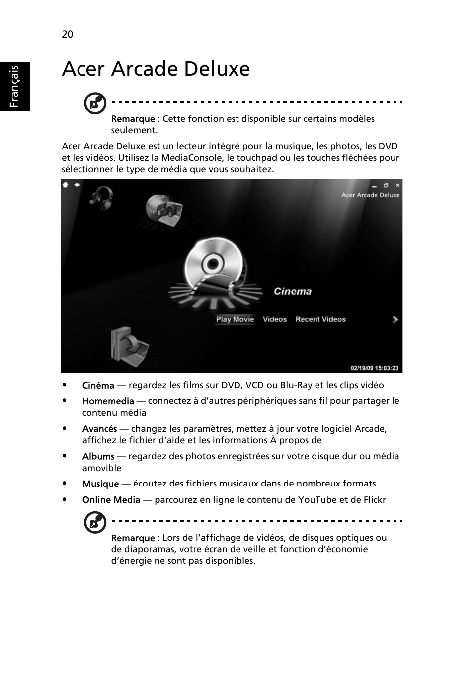 Acer arcade deluxe | Acer Aspire 5741ZG User Manual | Page 118 / 2345