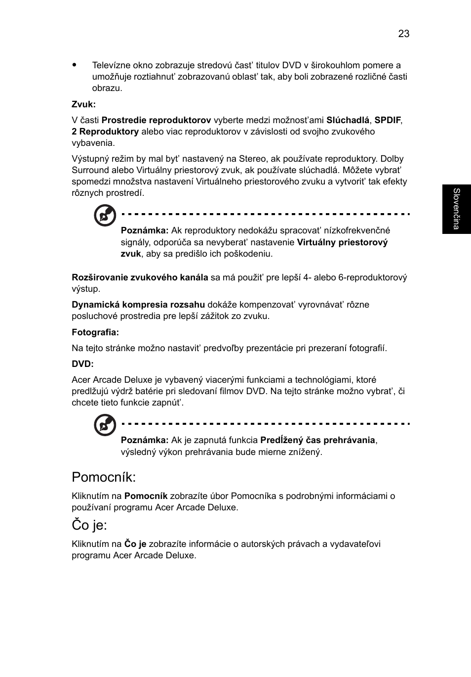Pomocník, Čo je | Acer Aspire 5741ZG User Manual | Page 1191 / 2345