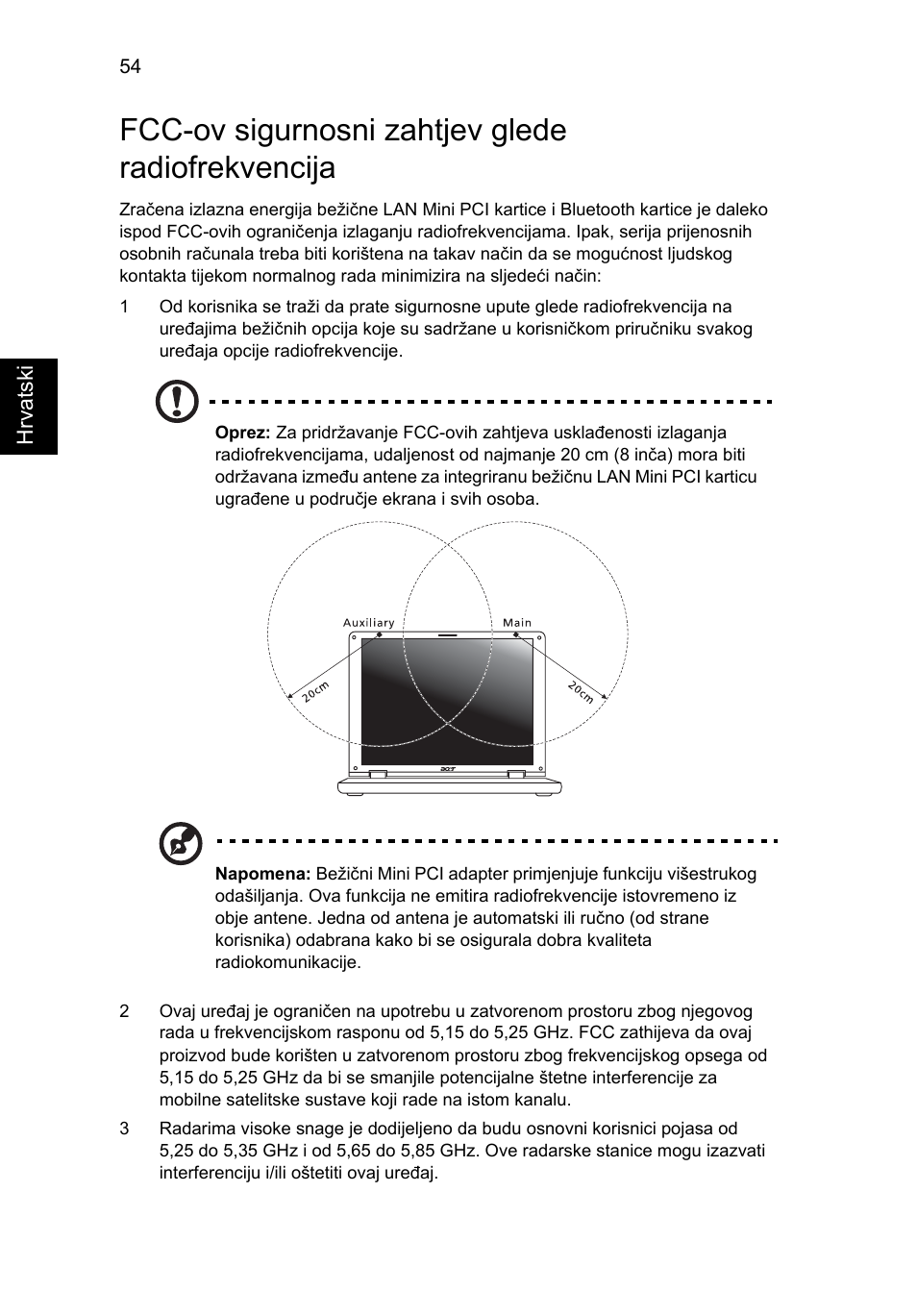 Fcc-ov sigurnosni zahtjev glede radiofrekvencija | Acer Aspire 5741ZG User Manual | Page 1370 / 2345