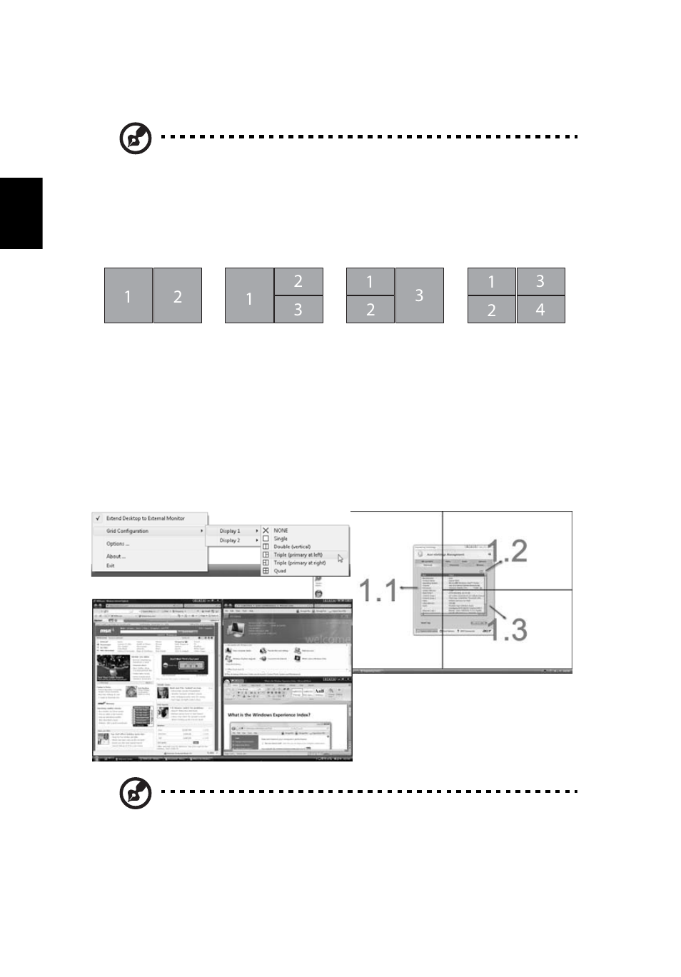 Acer gridvista (topeltekraani ühilduvusega) | Acer Aspire 5741ZG User Manual | Page 1556 / 2345