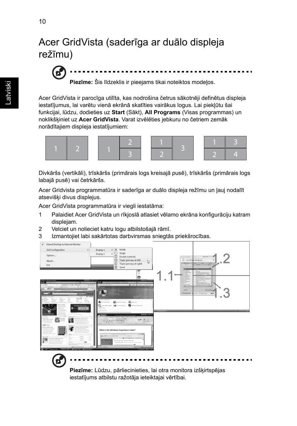 Acer gridvista (saderīga ar duālo displeja režīmu) | Acer Aspire 5741ZG User Manual | Page 1630 / 2345