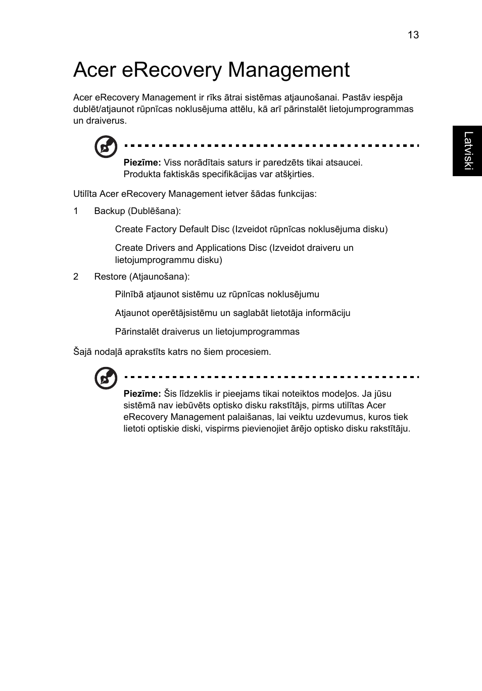 Acer erecovery management | Acer Aspire 5741ZG User Manual | Page 1633 / 2345