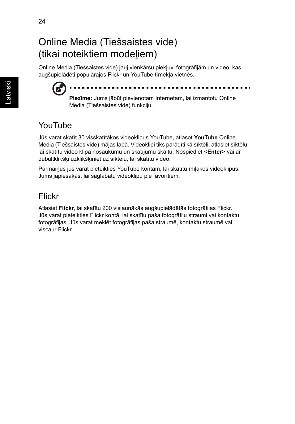 Youtube, Flickr | Acer Aspire 5741ZG User Manual | Page 1644 / 2345