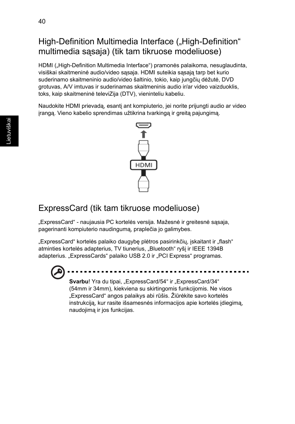 Expresscard (tik tam tikruose modeliuose) | Acer Aspire 5741ZG User Manual | Page 1734 / 2345