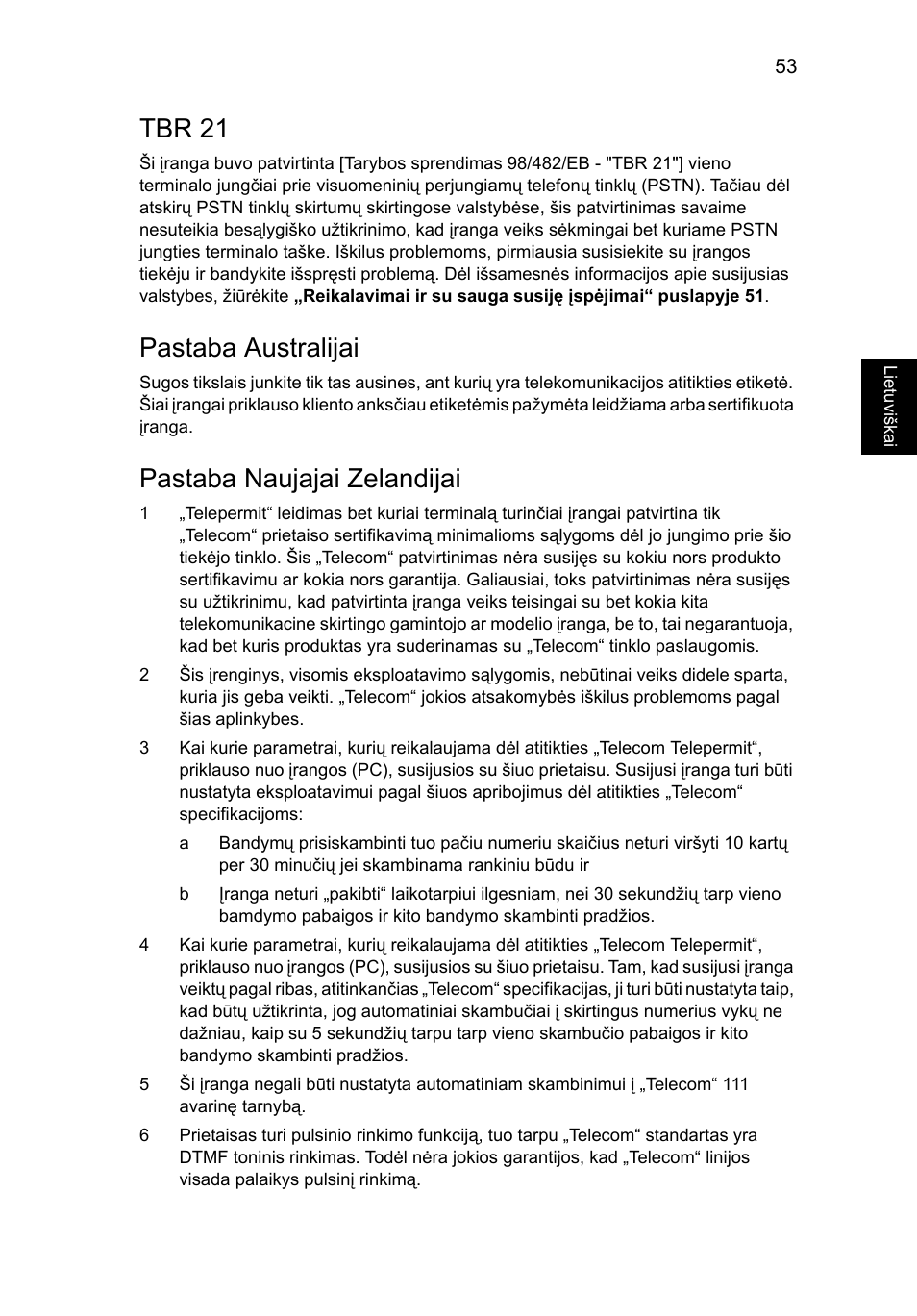 Tbr 21, Pastaba australijai, Pastaba naujajai zelandijai | Acer Aspire 5741ZG User Manual | Page 1747 / 2345