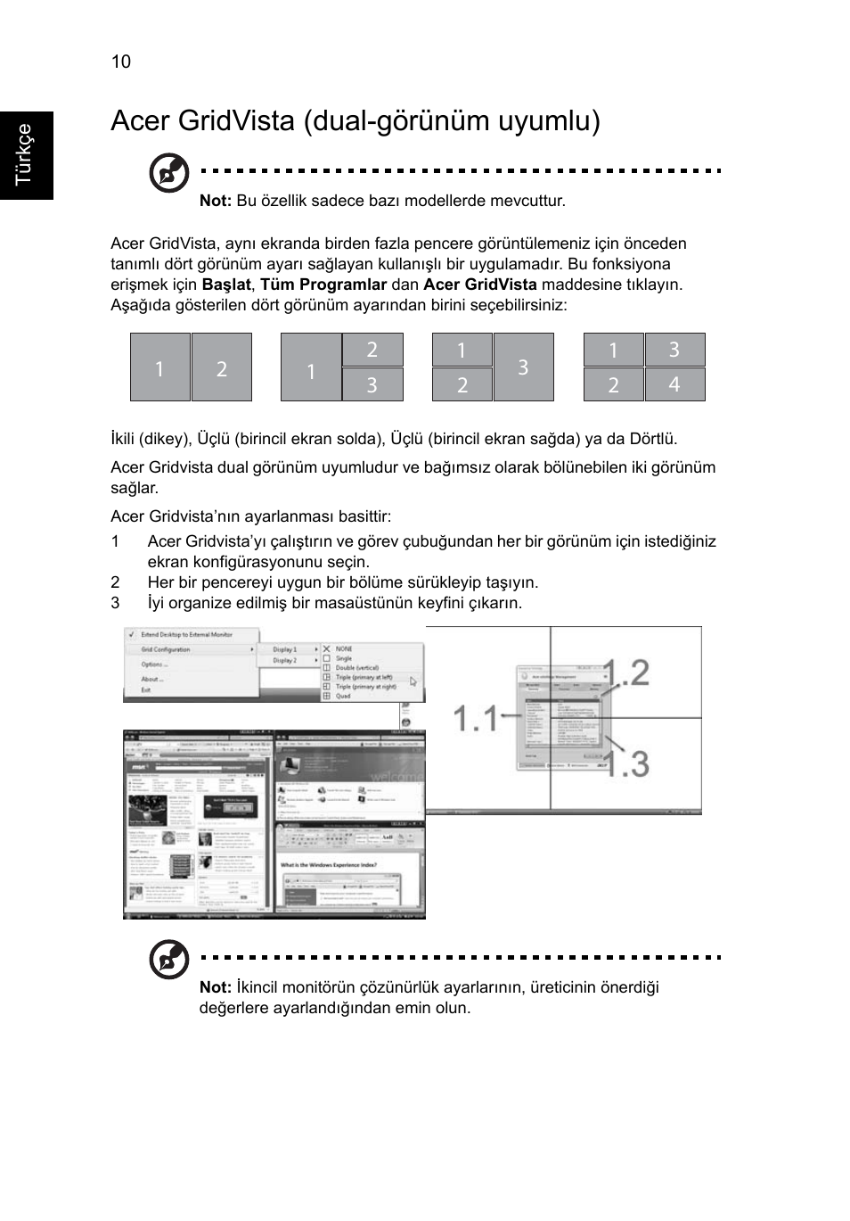 Acer gridvista (dual-görünüm uyumlu) | Acer Aspire 5741ZG User Manual | Page 1864 / 2345