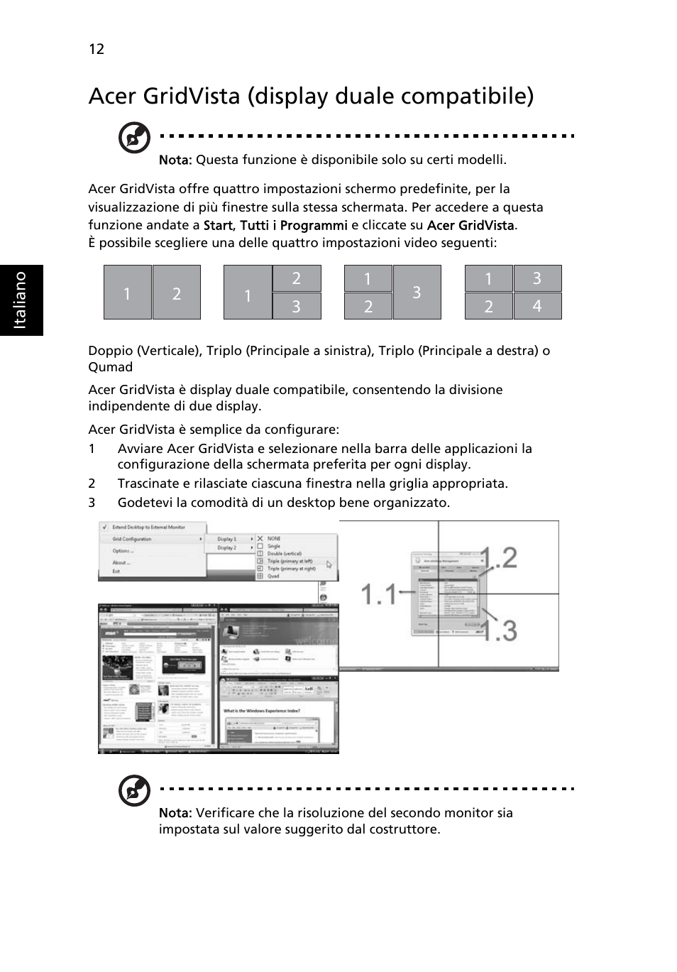 Acer gridvista (display duale compatibile) | Acer Aspire 5741ZG User Manual | Page 272 / 2345