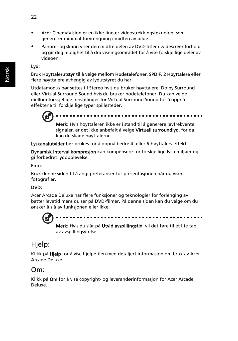 Hjelp | Acer Aspire 5741ZG User Manual | Page 588 / 2345