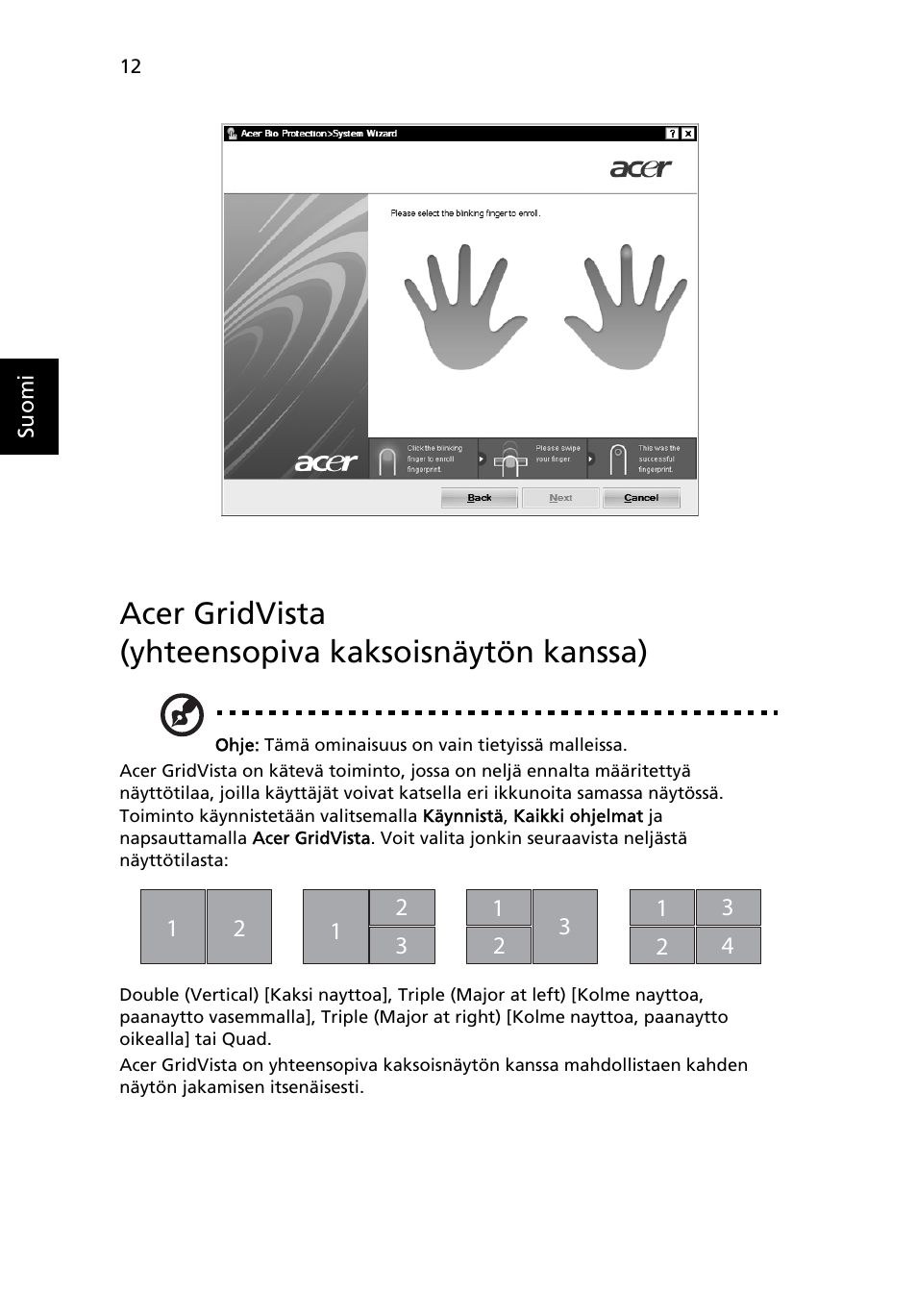 Acer gridvista (yhteensopiva kaksoisnäytön kanssa) | Acer Aspire 5741ZG User Manual | Page 798 / 2345