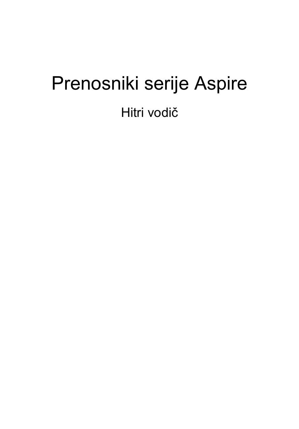 Slovenski, Prenosniki serije aspire | Acer Aspire 5750ZG User Manual | Page 169 / 320